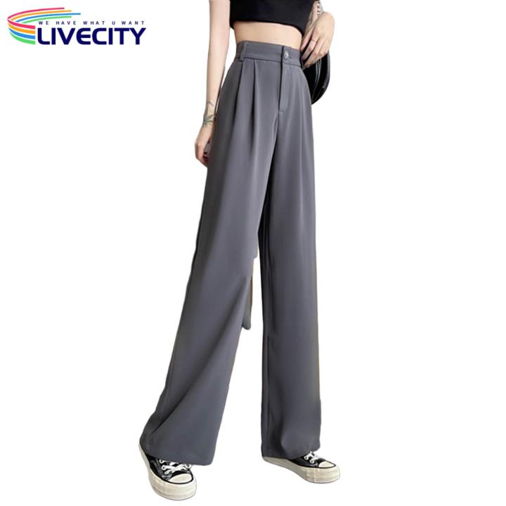 %E3%80%90Support-Cod%E3%80%91%20Formal%20Straight%20Leg%20Pants%20High%20Waist%20Wide%20Leg%20Office%20Trousers%20for%20Women%20Solid%20Color%20Straight%20Pants%20with%20Pockets%20High%20Waist%20Suit%20Pants%20-%20Image%204