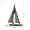 Sailing Boat Decor Sailing Ship Figurine for Dining Room Restaurant Table. 