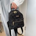 Fashion Women Mini Backpack Flower Print Pure Small Backpacks Canvas Student School Bag for Girls Portable Shoulder Rucksack New.