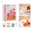 Dress up Sticker Book DIY Girls Create Designs Handcraft for Kids Ages 4+. 