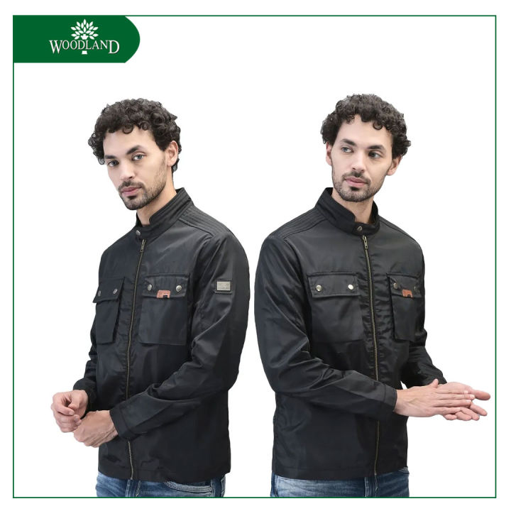 WOODLAND%20Men%20Utility%20Jacket%20with%20Full%20Zip%20Closure%20-%20Image%203