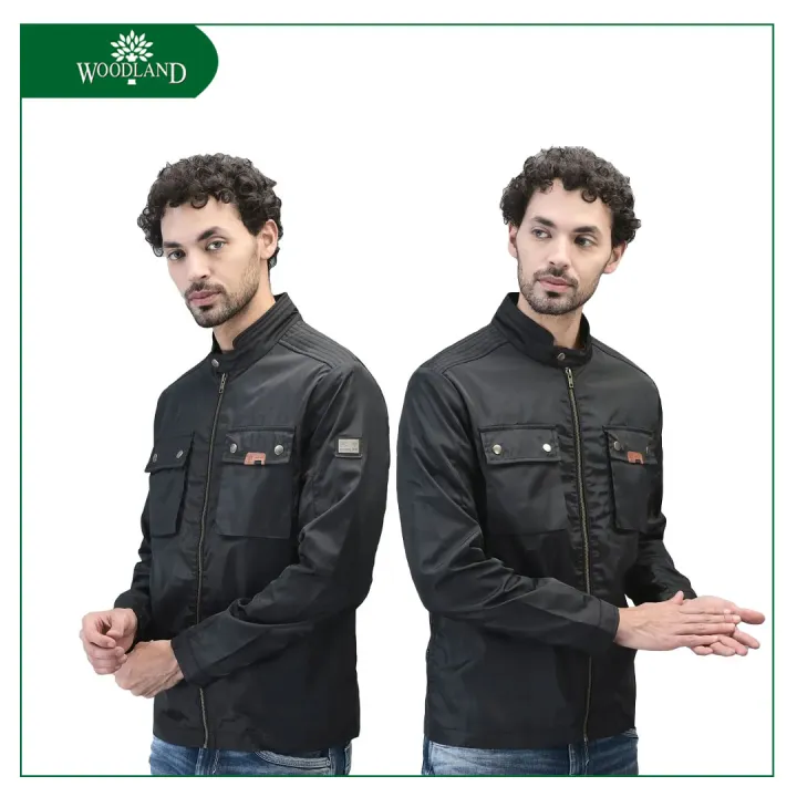 WOODLAND%20Men%20Utility%20Jacket%20with%20Full%20Zip%20Closure%20-%20Image%203