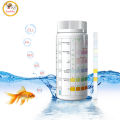 6 In 1 Fish Tank Water Aquarium Test Strips Freshwater Saltwater Test Kit For Test PH Carbonate Hardness Chlorine Nitrite Nitrate Aquarium 100pcs. 