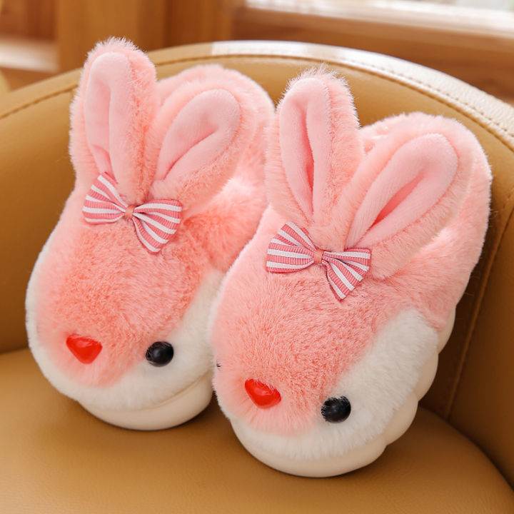 Children's%20cotton%20slippers%20winter%20cartoon%20cute%20rabbit%20boys%20and%20girls%20warm%20anti-slip%20home%20kids%20plush%20slippers%20-%20Image%204