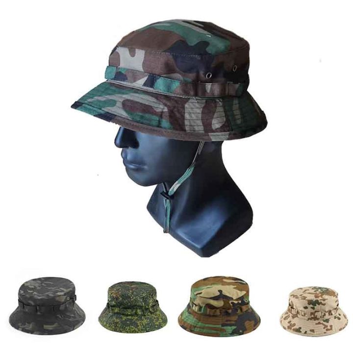 Digital Bucket Hat Outdoor Camping Fishing Men Short Brim Hat Sunscreen ...