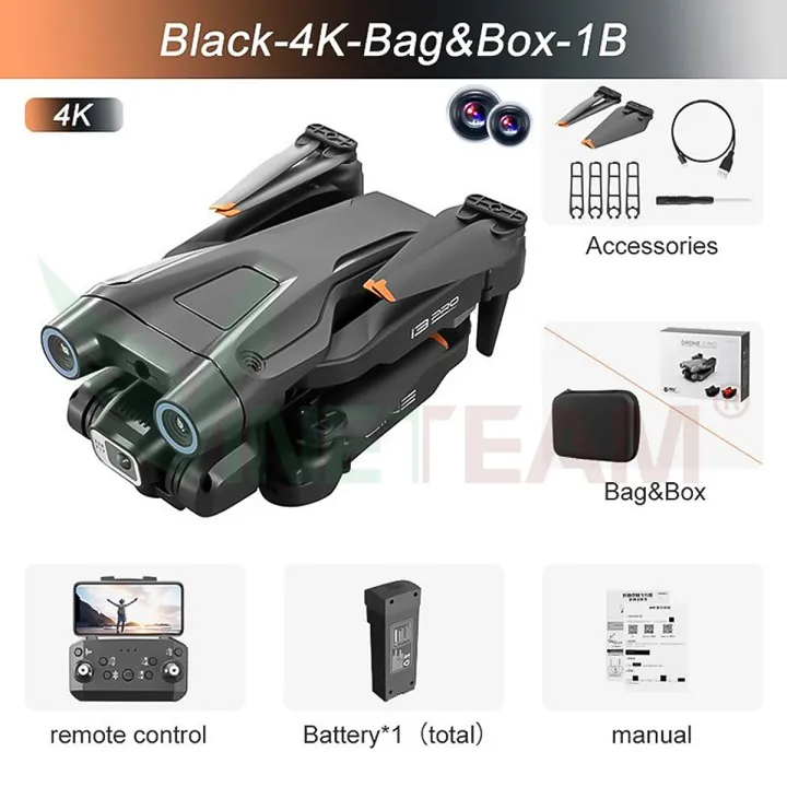 Drone%20with%20Gimbal%204K%20Camera%20WiFi%20Live%20Video%20Obstacle%20Avoidance%20Drone%20with%20Bag,%202%20Batteries%20-%20Image%202