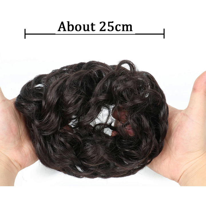 Synthetic%20Hair%20Bun%20Extensions%20Messy%20Curly%20Elastic%20Hair%20Scrunchies%20Hairpieces%20Chignon%20wig%20Pieces%20for%20Women%20-%20Image%202