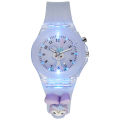 Cartoon primary school children's watch glow-in-the-dark silicone electronic watch doll watch. 