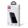 JOYROOM JR-T013 15W 10000mAh Fast Charging Power Bank Slim Lightweight LED Display External Battery Charger - Black. 