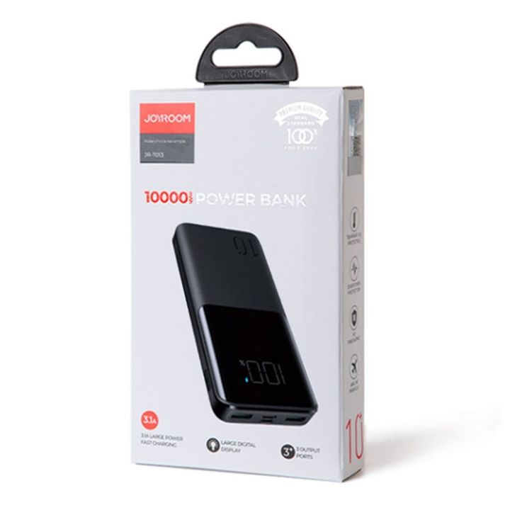 JOYROOM%20JR-T013%2015W%2010000mAh%20Fast%20Charging%20Power%20Bank%20Slim%20Lightweight%20LED%20Display%20External%20Battery%20Charger%20-%20Black%20-%20Image%202