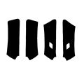 8 PCS Car Door Handle Armrest Panel Microfiber PU Leather Protective Cover Trim LHD for Golf 7 2014-2018.