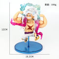 One Piece Q version Nika Luffy blind box figure Sun God Luffy model One Piece desktop anime periphery.