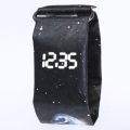 Fashion Creative Digital Watch Men's Watch Waterproof Paper Men's Electronic Men Clock.