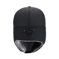 3 in 1 Winter Cap Hat for Men and Women Fur Warm Windproof Cap (Adjustable) Outdoor Velvet Fishing Skiing Base ball Cap Hats.