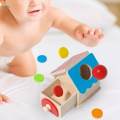 Developmental Ball Drop Toy Montessori Toys with Drawer Montessori Sensory Toys Educational Toy Object Permanence Box Toys Intelligence Toy. 
