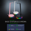 Razer Base Station V2 Chroma Headset Stand Chroma RGB Headset Holder with 2 USB3.1 Ports Support 7.1 Surround Sound. 