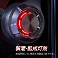 All-inclusive ear large size PU earmuffs electric breathing light luminous bluetooth wireless headset computer headset Type-C mouth.