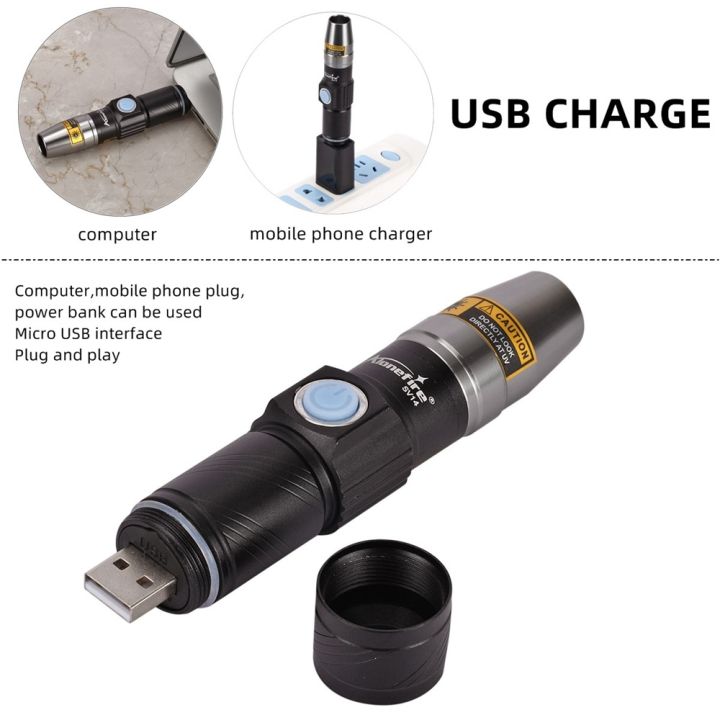 Alonefire%20SV14%20Portable%20UV%20Flashlight%20365nm%20USB%20Outdoor%20Fluorescent%20Anti-counterfeiting%20Counterfeit%20Detector%20Lamp%2018650%20-%20Image%207