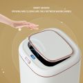Trash Sensor Smart Touchless Induction Lid Can Bin With Wastebasket Capacity Bathroom For Kitchen Large Trash Electric. 