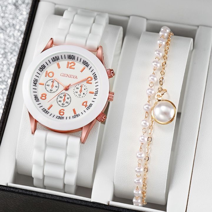 Imported%20High-quality%202pcs%20Women's%20Quartz%20Watch%20Set%20Ladies%20Silicone%20Strap%20Wristwatch%20and%20Bracelet%20Girl%20Waterproof%20Casual%20Watches%20-%20Image%203