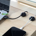 5 pcs x Small Cable Holder Clip 1-Hole Self Adhesive Wire Cable Cord Organizer Clips. 