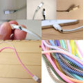 Mobile Phone 1.5m Wire Cord Rope Protector USB Charging Cable Bobbin Winder Data Line Earphone Cover.