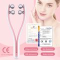 EMS Face Lifting Roller RF Double Chin V Face Shaped Facial Massager Jaw Cheek Thin Slimming Facial Lift Up Belt Skin Care Tool.