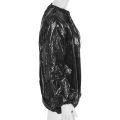 Heavy Duty Fitness Weight Loss Sweat Sauna Suit Exercise Gym Anti-Rip Black L.