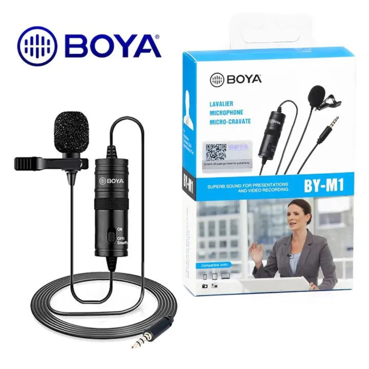 BOYA%20BY%20M1%20Microphone%20Boya%20Professional%20Microphone%20For%20Mobile%20&%20Dslr%20-%20Black%20-%20Image%204
