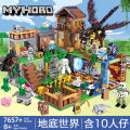 Compatible with LEGO Minecraft bricks, cave huts, ender dragon houses, children's men's building toys.