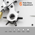 Leather Hole Puncher , Sets for Belts, Shoes, Fabric, DIY & Craft Projects, Multi Hole Size Use.
