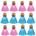 4pcs LED Lighting Badminton Birdies Glow in The Dark Night Nylon Shuttlecock L43E. 