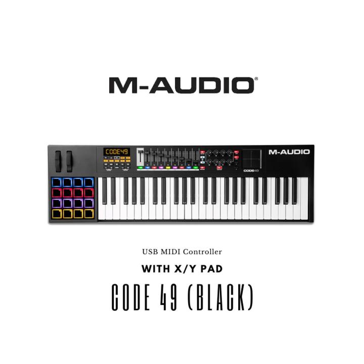 M-Audio Code 49 Black USB MIDI Controller With X/Y Pad