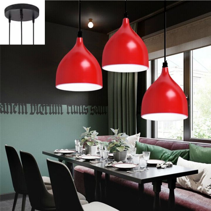 3%20Lamp%20Cluster%20Shade%20Hanging%20Light%20Red%20Colour%20(Bulb%20not%20Included)%20-%20Image%202