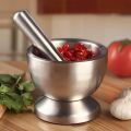 Stainless Steel Mortar Pestle Hamandista.