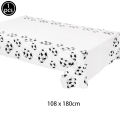 Football Theme Disposable Tableware Soccer Plates Napkins Cup Tablecloth Boys Sports Theme Football Birthday Party Decorations. 