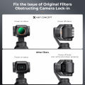 K F Concept Sports Camera Filter for DJI Osmo Pocket 3 UV CPL ND/PL Black Mist 1/4 Adjustable ND2-32 ND32-512 Optional Filters.
