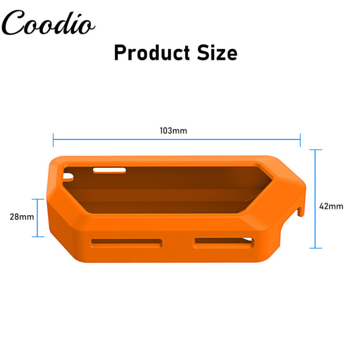 Coodio Silicone Case Protective Skin Cover Shockproof Travel Carry Pouch Compatible For Flipper Zero Interactive Virtual Pet Game Machine