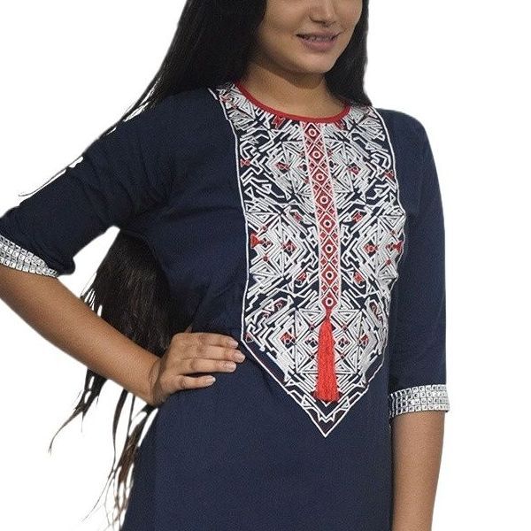 Women dresses new collection 2026 | Women dresses kurti blue color | Women dresses tops blue
