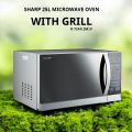 SHARP 25L MICROWAVE OVEN WITH GRILL,, R-72A1(SM)V, Silver Colour..