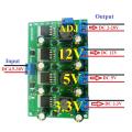 3A 4CH 4.5-30V to 3.3V 5V 12V DC DC Step-Down Buck Converter Module LM2596 AMS1117 7805 7812 MP2307 MP1584.