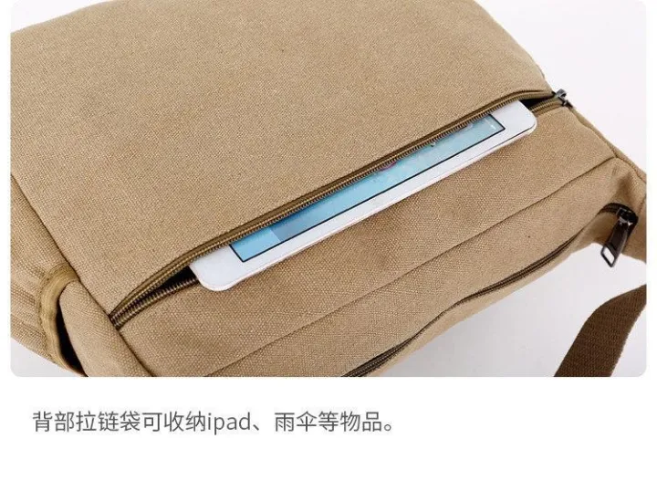 %E3%80%90Toy%20life%20hall%E3%80%91Canvas%20Men'S%20One-Shoulder%20Bag%20Korean%20Edition%20Large%20Capacity%20Bag%20Leisure%20Travel%20Shoulder%20Backpack%20-%20Image%205