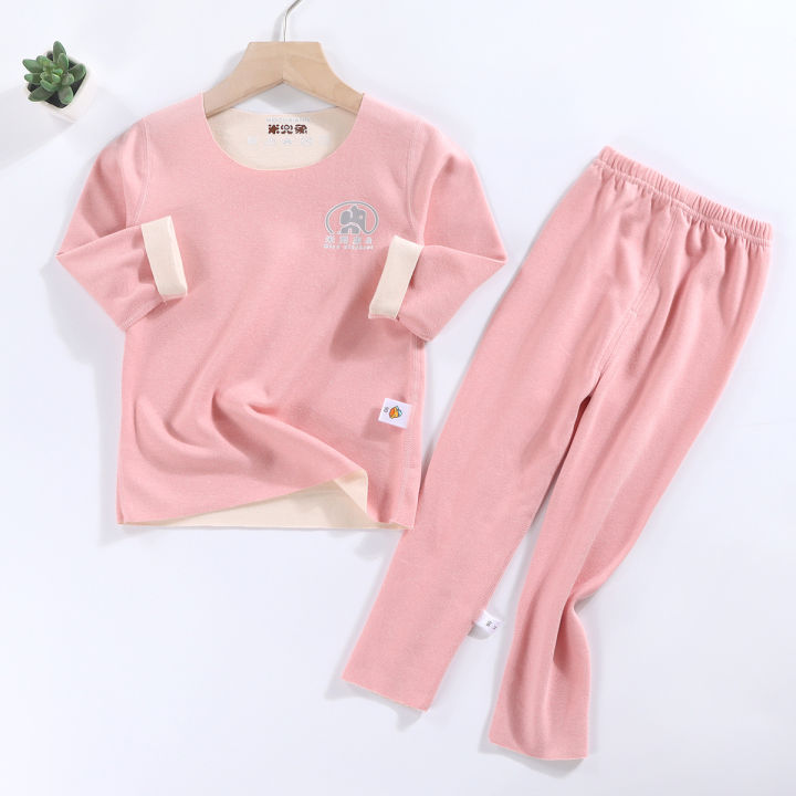 Children's%20boneless%20velvet%20underwear%20set%20AB%20side%20baby%20warm%20seamless%20autumn%20clothes%20autumn%20pants%20boys%20and%20girls%20pajamas%20loungewear%20-%20Image%207