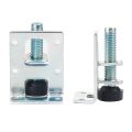 4 Pieces Adjustable Furniture Leveler Legs Load Foot Cold Rolled Steel Sofa/Cabinet Leveling Feet Floor Protecter B03E. 