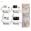 Bird Cage Heater Adjustable Temperature for Parakeets Reptiles Turtles White thermostat. 