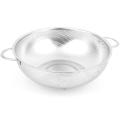 Stainless Steel Colanders With Handle,Colander Perforated Strainer For Kitchen Pasta/Vegetable/Rice/Fruit/Food-S.