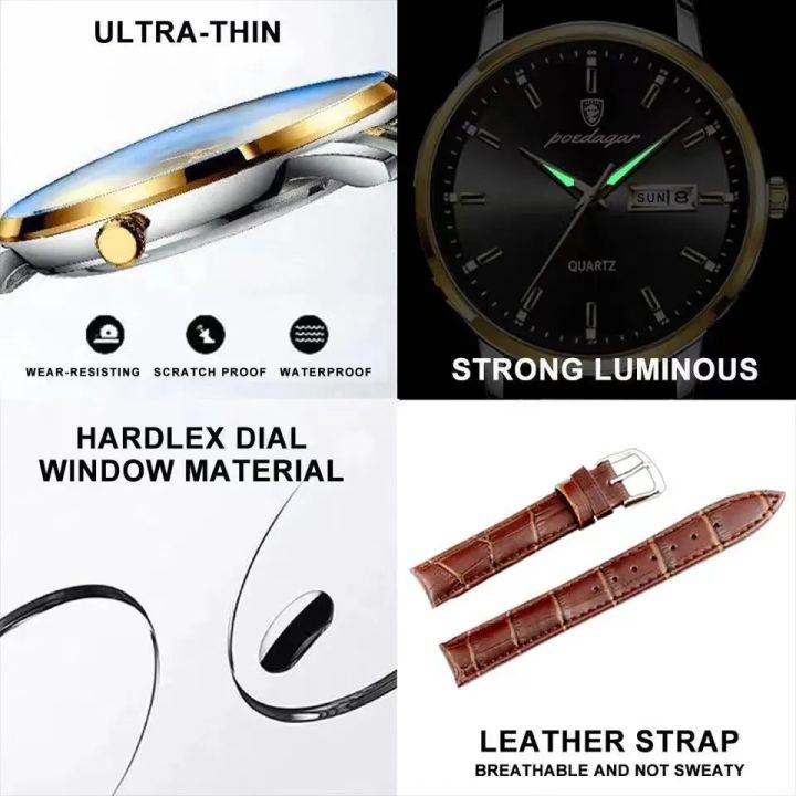 LooKeo%20mall%20POEDAGAR%20High%20Quality%20Leather%20Men's%20Wristwatch:%20Fashionable,%20Waterproof,%20Luminous,%20Week/Date%20Display,%20Top%20Brand%20Quartz%20Watch%20-%20Image%207