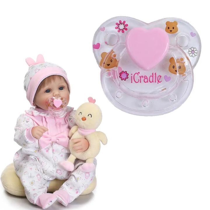 【Broad Sunlight shop】(NEW)1pc Kids Doll Magnet Pacifier Accessories Brand New Doll Dummy Pacifier Magnet For Reborn Baby Doll Toy(Just a toy