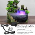 24V Color Changing Humidifier Ultrasonic Mist Maker Water Pond Atomizer Air Humidifiers 12 LED. 