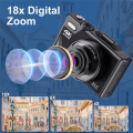 4K 64MP Digital Camera Digital Camera 18X Digital Zoom 4K 64MP Digital Camera for Photography Digital Camera Video Vlogging Camcorder Webcam Cameras.